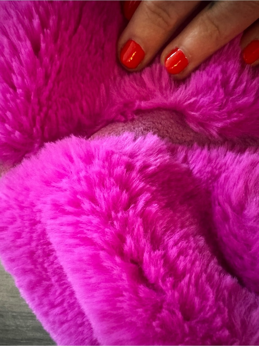 Love Token Hot Pink Faux-Fur Quilted Puffer Jacket - Picture 9 of 11